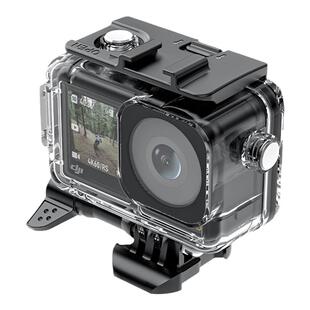 适用dji大疆action5pro 40米防水壳灵眸运动相机pro潜水游泳防刮水下兔笼保护套action 5 4 3防水保护壳配件