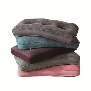 护耳枕荞麦壳枕芯三洞不压耳朵枕头纯棉枕套老人助睡眠护颈保健枕