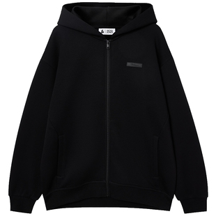 杰克琼斯男生秋季宽松日常百搭卫衣2025年新款连帽长袖开衫上衣