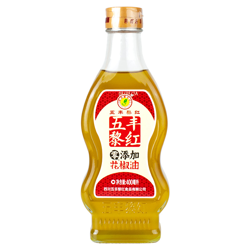五丰黎红花椒油400ml特麻家用四川汉源麻椒油麻得倒特麻小瓶正品