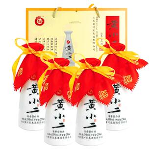 黄河龙53度黄小二礼盒 国标清香型固态发酵