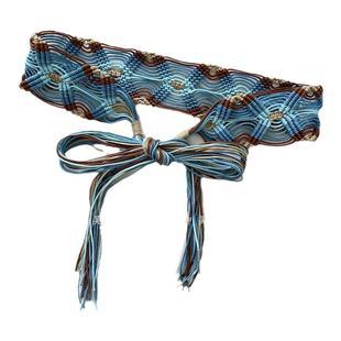 民族风编织腰带女配裙子装饰连衣裙收腰复古百搭棉麻束腰绑绳皮带