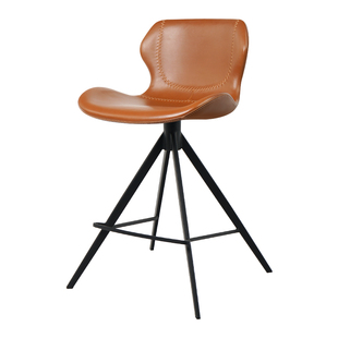 吧台椅椅子家用久坐不累高端旋转酒吧前台中岛台高脚凳带靠背7228