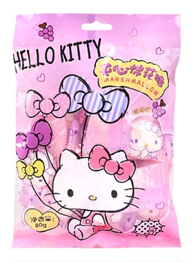 HelloKitty猫夹心棉花糖喜庆糖果
