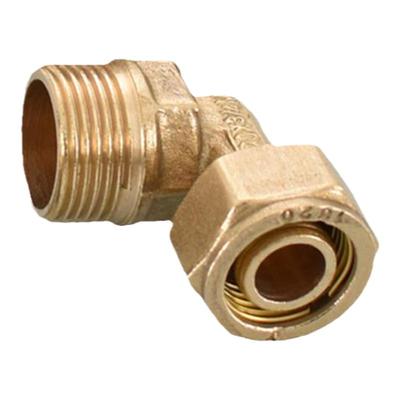 太阳能热水器铝塑管1418铜直接内外丝弯头三通18地热软管接头配件