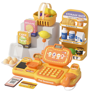 麦乐宝儿童超市收银机玩具3岁4男孩5宝宝6过家家女孩礼物2025新款