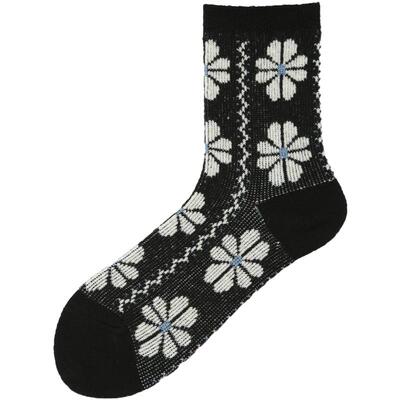 Tabio雏菊袜子女百搭透气高弹