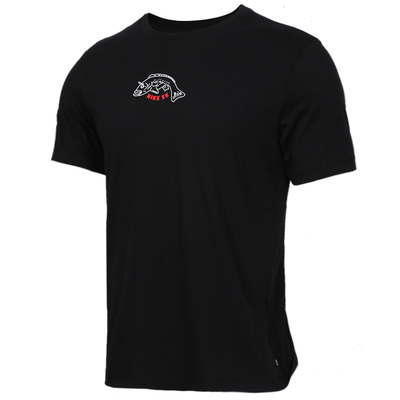 耐克印花针织运动休闲短袖t恤