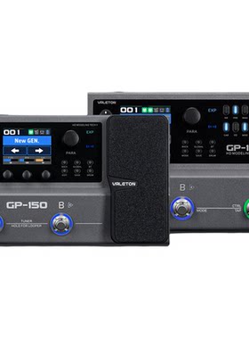 Valeton顽声GP150电吉他贝斯智能综合效果器GP180循环内录鼓机IR
