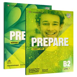 原版进口Prepare B2 prepare 7级别 剑桥英语考试KET备考推荐用书学生课本练习册剑桥中学英语剑桥少儿英语考级