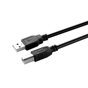 适用于TSC-244pro342345标签打印机数据线加长电脑连USB转方口连接线TE24434445024503条码打印机延长线3/5米