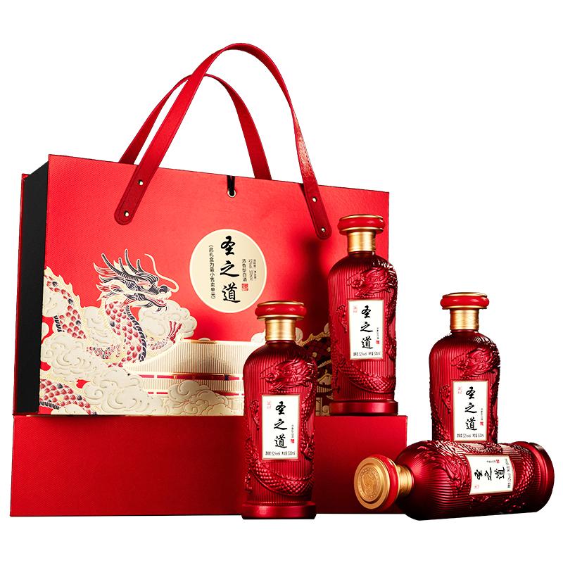 东圣52度*500ml*4瓶装礼盒装白酒
