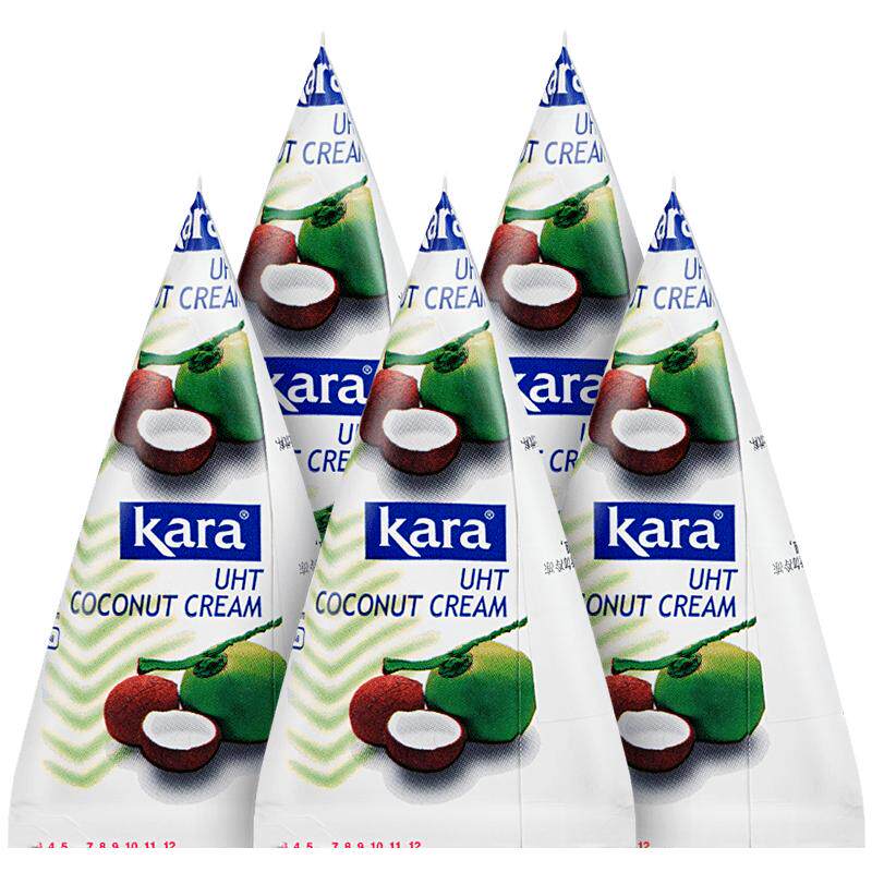 印尼进口kara佳乐椰浆椰奶浓缩小包装椰汁西米露咖啡烘焙奶茶专用