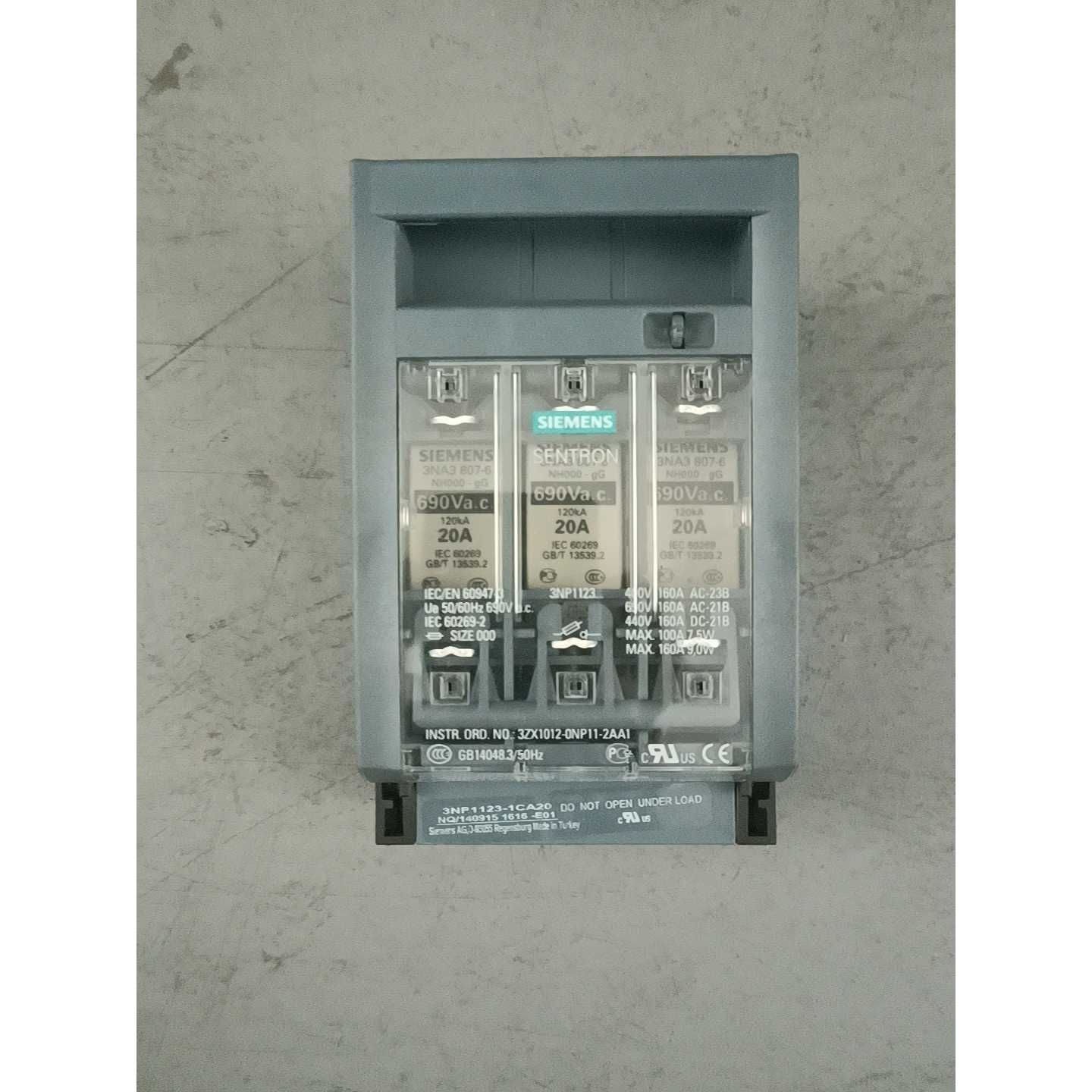 询价-熔断器式隔离开关3ZX10120NP112AA1可维修