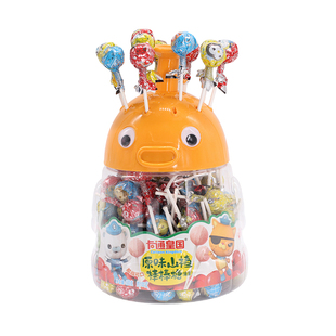 卡通皇国原味零添加山楂棒棒糖酸甜美味海底小纵队儿童糖果休闲