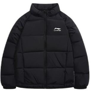 李宁儿童羽绒服男童保暖舒适2026秋冬季新款宽松简约时尚休闲外套