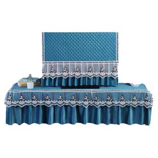 电视机防尘罩套盖布布2025年液晶新款柜盖巾65寸55寸防砸蕾丝简约