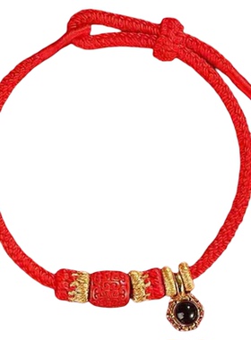 灵隐2026马年红绳朱砂手绳本命年