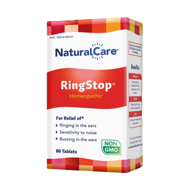 在途美国NaturalCare耳闷Ring Stop60粒改善神经性耳鸣耳响耳朵鸣