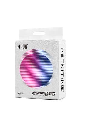 小佩五合一混合猫砂活性炭除臭