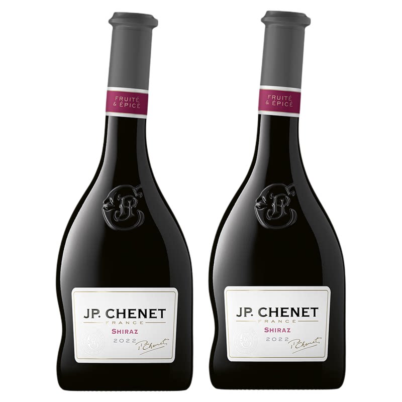JPCHENET香奈官方旗舰店 歪脖红酒法国进口西拉干红葡萄酒胡椒香