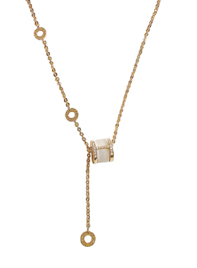 韩国轻奢小众小蛮腰项链戒指圈锁骨链2025年新款女脖链冷淡风颈链