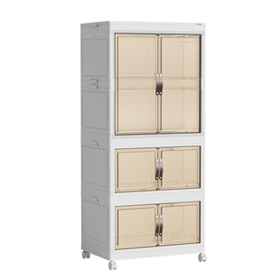 禧天龙衣柜免安装衣服家用卧室收纳宝宝衣柜储物柜儿童折叠柜子