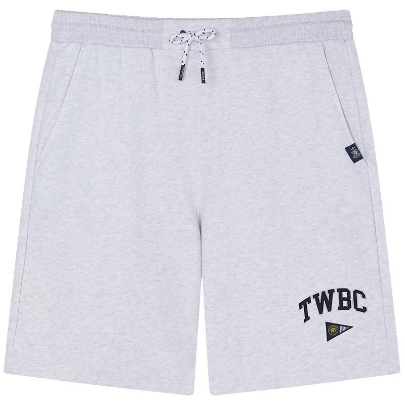 Teenie Weenie小熊男装字母休闲裤男2024夏季新款