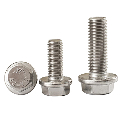 法兰面螺丝钉304不锈钢外六角