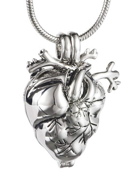 锌合金纪念亲人骨灰盒男女士项链