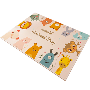 七朵云石墨烯卡通儿童碳晶地暖垫家用客厅电热地垫加热地毯地热垫