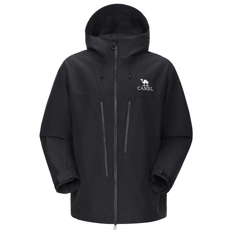 骆驼户外经典2.0硬核冲锋衣暴雨防水机能夹克外套男款单层登山服
