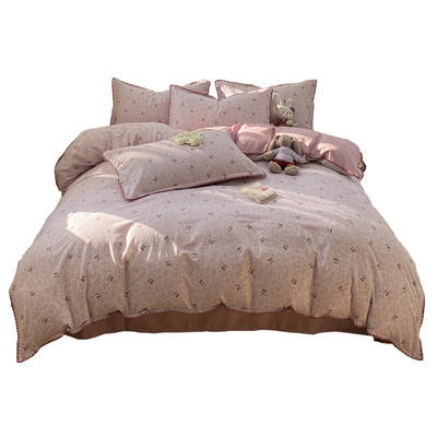 紫樱桃全棉被套单件150x200x230