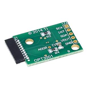 OPT3001EVM 高精度人眼响应 数字环境光传感器 (ALS) 评估模块 TI