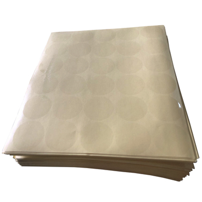 圆形透明封口贴防水不干胶标签