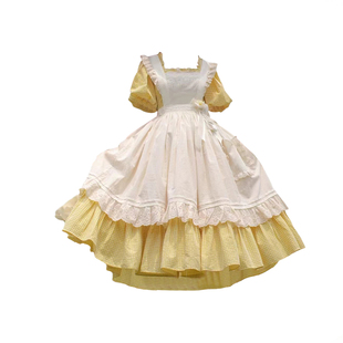 六一出游洛丽塔迪士尼穿搭在逃公主裙成人高级感蓬蓬连衣裙女礼服