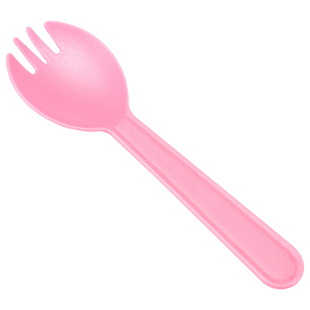 蛋糕勺子叉子一次性叉勺加厚水果捞塑料雪糕单独包装高档小甜品勺