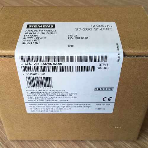 议价6ES7288-3AM06-0AA0西门子S7-200 SMART模拟 I/O模块 SM AM06
