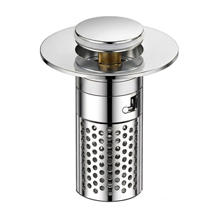 面盆漏水塞按压式弹跳芯防堵臭过滤网通用下水器洗脸手池拦截头发