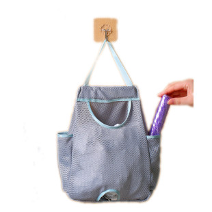 垃圾袋收纳袋网兜厨房塑料袋整理神器壁挂式购物袋储物袋收纳挂袋