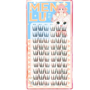 梦鹿猫爪爪假睫毛女团日常超自然灵动仿真睫毛超细软新手眼睫毛女