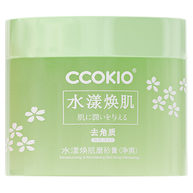 日本CCOKIO酷优客身体磨砂膏去角质水润全身官方正品净爽水漾焕肌