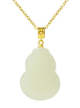 宫里上新天然和田玉葫芦吊坠