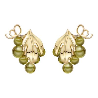 何方珠宝葡萄多多耳环