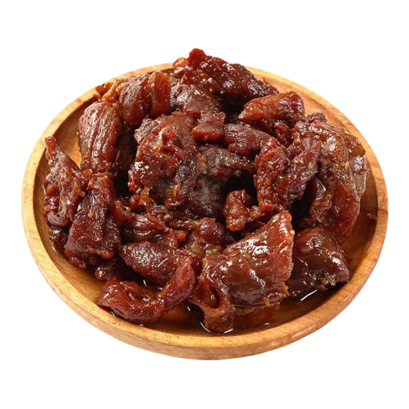 纪鸿内蒙古特产牛肉筋开袋即食风干牛肉边角料肥瘦相间下酒菜零食