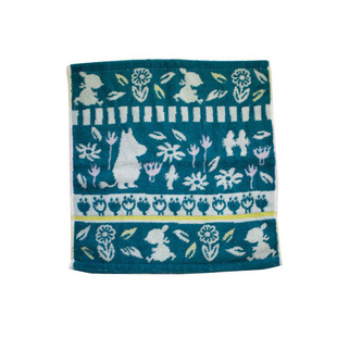 日本毛巾美术馆纯棉毛巾新疆棉姆明MOOMIN家用吸水洗脸儿童小方巾