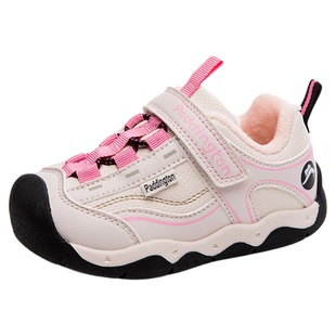PD880帕丁顿熊童鞋女童加绒二棉运动鞋男童小童机能童鞋防水棉鞋