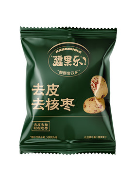 疆果乐去皮去核枣160g红枣新疆灰枣去核袋装小零食小枣一级无核