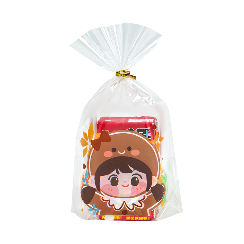 节日礼品袋零食糖果小礼袋儿童生日礼物袋可爱包装袋透明小袋子