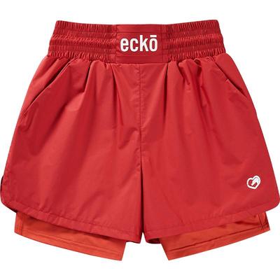 ecko红犀牛跑步假两件运动短裤